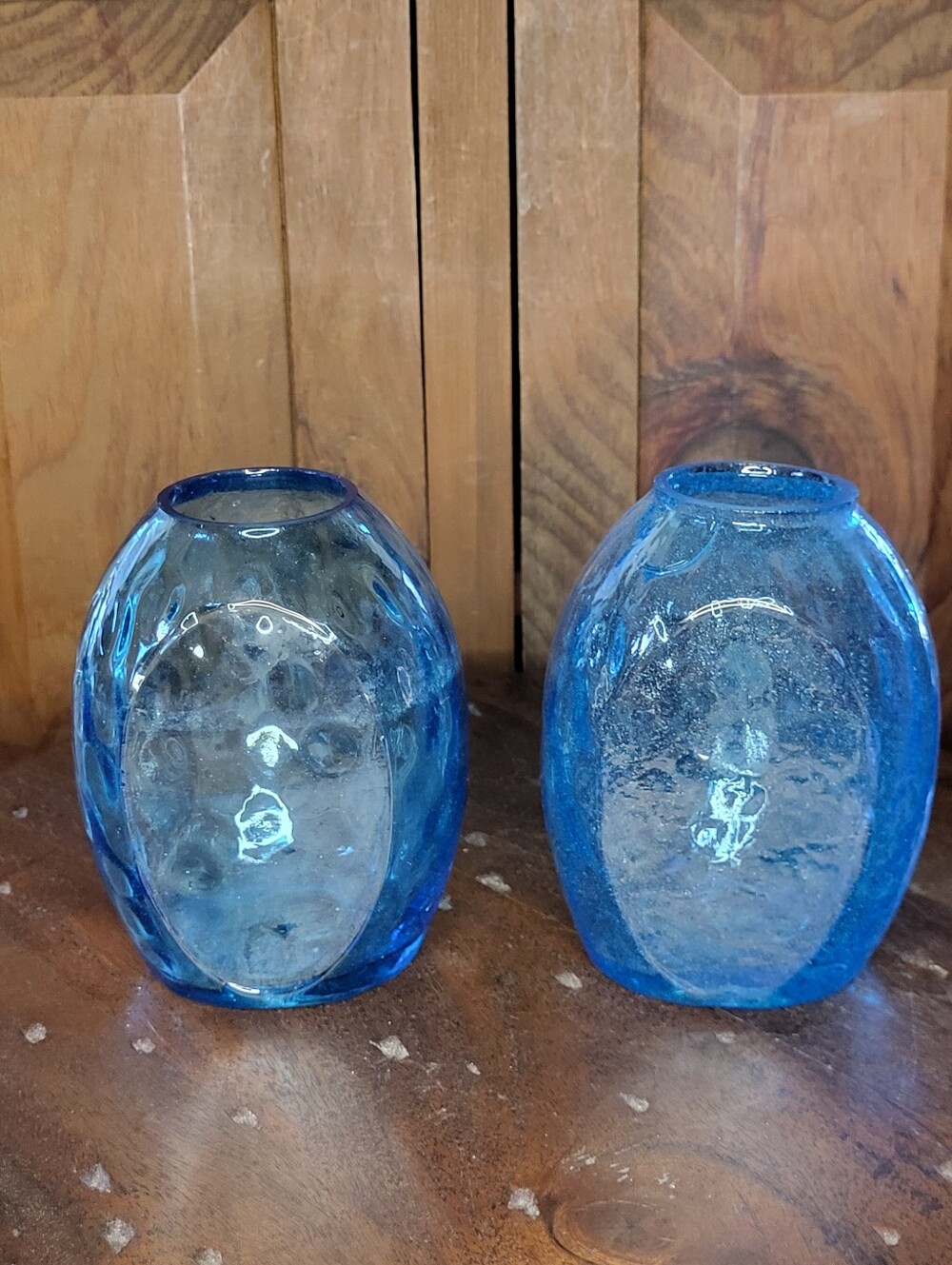 Vintage Blenko glass vase Bookends - Picture 10 of 12